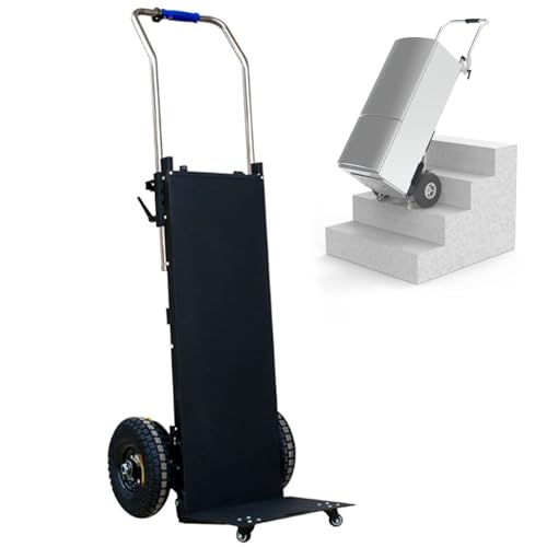 Naturalpowev Electric Stair Climbing Hand Trucks Cart, 1500W Powered Electric Stair Climbing Hand Trucks Dolly Cart for Moving, 880lb Capacity Heavy Duty Stair Climber