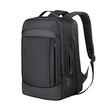 TABAGFKFNV Mochila de negocios for hombre, expandible por USB, for viajes al aire libre, mochila grande for portátil, bolsas for viajes cortos, senderismo