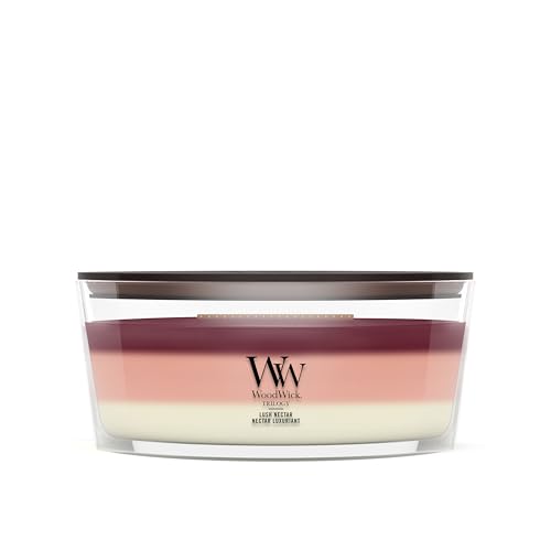 Imagen de WoodWick Vela perfumada Vela elíptica Lush Nectar Regalos perfectos para mujeres