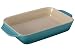 Le Creuset - Plato rectangular de gres (31,8 x 21,0 cm), color caribeño