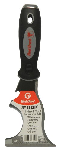 Red Devil 6291 EZ Grip Multi-Purpose Decorating Tool, Multicolor, 3 Inch