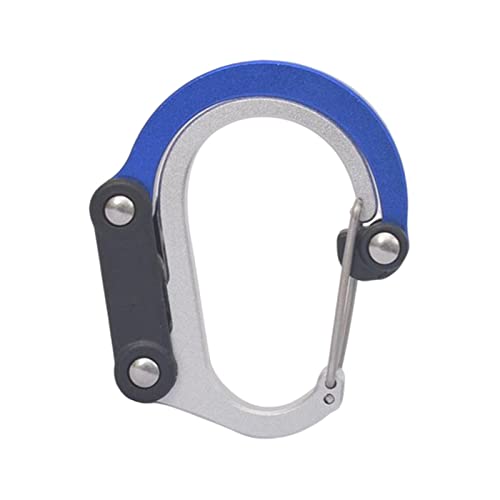 Image of Milageto Carabiner Clip and Hook Multifunctional Keyring Clip Strong Clip Buckle Bag, Purse, Backpack Hanger for Camping Outdoor Activities Travel