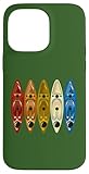 Carcasa para iPhone 14 Pro Max Kayak retro de los años 70 - Gráfico de kayak vintage de los años 80 - Kayak