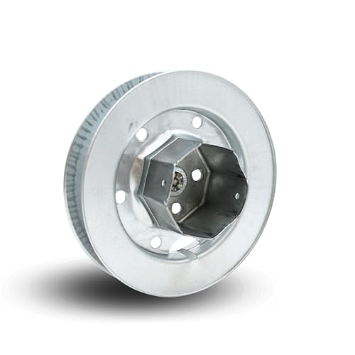 DOJA Barcelona Metal Belt Pulley Disc with Pins for Blinds Diameter 180 mm x 60 mm Roller Shutter Belt 22 mm Pin 12 Metal Disc with Metal Pins Roller Shutter Repair Kit Belt Winder Accessories