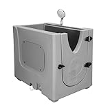 Home Pet Spa RA170 Portable Mobile Pet Bathing Station Gray