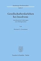 Gesellschafterdarlehen Bei Insolvenz: Amerikanische Erfahrungen Zum Glaubigerschutz 3428041917 Book Cover