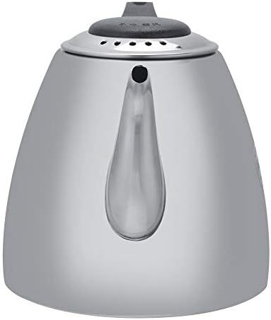Broco Teapot,1.2L/1.5L Stainless Steel Stove-top Teapot Tea Coffee Pot Kettle Heat Resistant Handle 1.2L