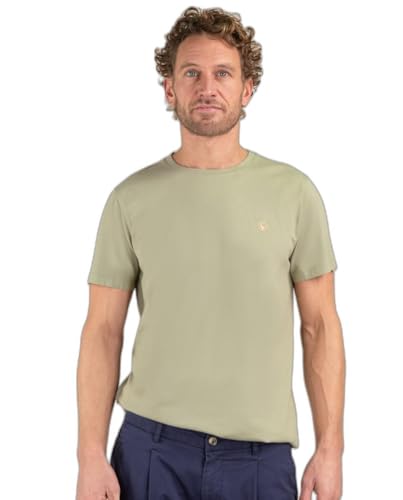 El Ganso Camiseta Cuello Caja Garment Dyed Kaki