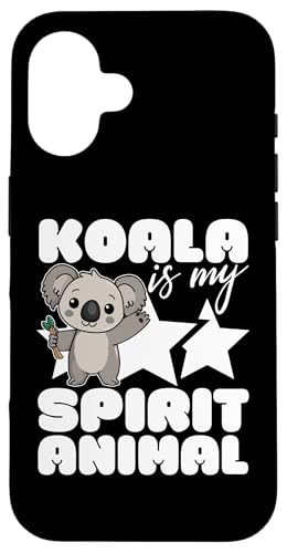 Koala Is My Spirit �A�j�}�� �J���C�C ���� �ʔ��� �R�A�� �X�}�z�P�[�X iPhone 16 �p