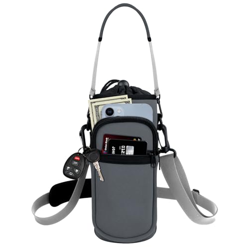 EYQ Saco transportador para garrafas de água, cinzento, Moderno