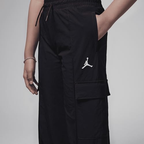 Jordan Big Kids' Double Cargo Woven Pants (45D413-023, Black) Size Medium4