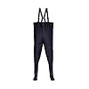3Kamido® Wathose Classic, SCHWARZ und GRÜN Serie 680, Anglerhose Standard, Fischerhose Teichhose Hochwasserhose
