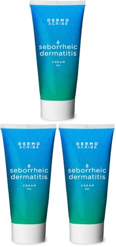 Image of Dermoscribe Seborrheic Dermatitis Cream for Itchy Skin and Eczema, 2 Oz (Pack of 3)