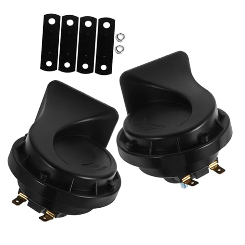 Alipis Train Horn Kit Snail Design Electric Auto Horn 12v 410-510hz for Car Truck