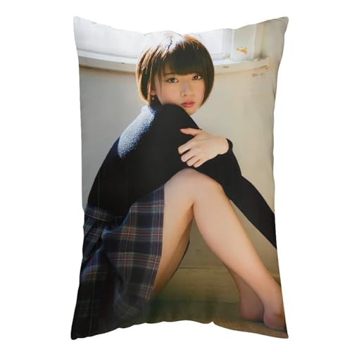 橋本奈々未 9枕カバー 抱き枕 クッションカバー ピローケース 両面デザイン おしゃれ 軟らかい 多機能装飾 部屋 ソファー オフィス 車用 20"x30"