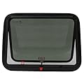 Nozue 30" W x 22" H Tinted RV Window,RV Exit Window with Net Screen and Trim Ring,RV Push Out Window for 1" or 1-1/2" Thickness Wall RV, Trailer, Pickup Truck, Conversion Van