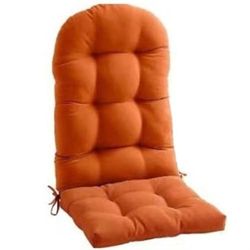 Chaise à bascule de jardin et son grand coussin moelleux pour vos après-midis détente