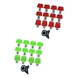 * 【Paquet】Vous recevrez 24 pointes de chaussures, elles conviennent aux chaussures de football, en quantité suffisante pour le remplacement des pointes de chaussures de football anciennes ou cassées.