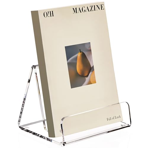 SANRUI Acryl Aufsteller DIN A5 - Transparenter Warenträger & Buchständer, Prospekthalter für Theke,â€¦ – Miniatur