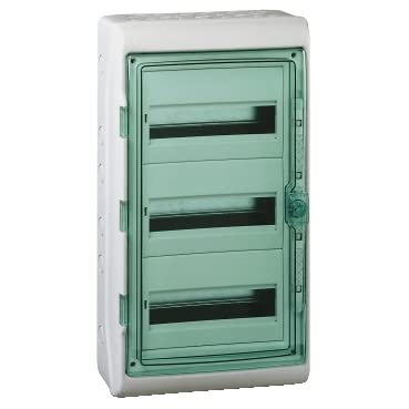 Coffret pour appareillage modulaire Mureva Schneider Electric - 3 rangées - 12 modules - IP65 - En saillie