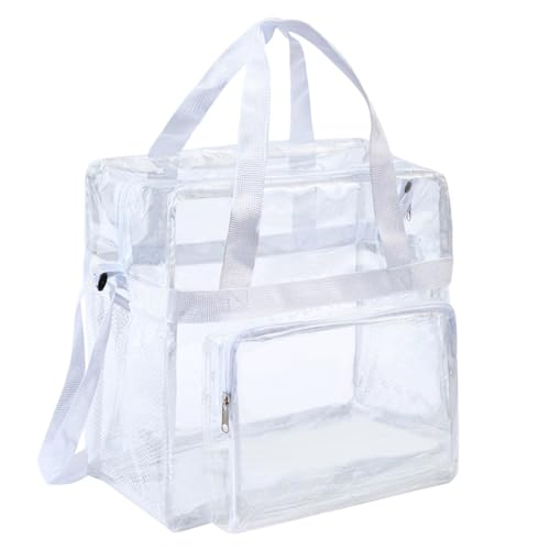 [LuggageLuxe] �����ȑ� �N���X�{�f�B�o�b�O �r�j�[�� �X�^�W�A���F�� �d���p �X�|�[�c �R���T�[�g ���Ղ�p (�����z���C�g) [���s�A���i]
