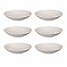 Juego de 6 platos hondos beige de stoneware de Ø 22 cm - LOLAhome