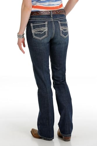 Western Jeans Womens Hannah Boot Cut Dark Stone Wash3