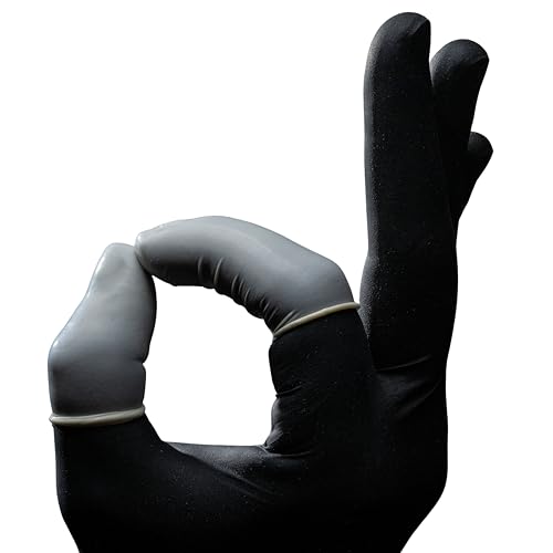 AMPRI Latex Fingerlinge, 100 Stk im Beutel, Größe L, Size 4, Med-Comfort:...