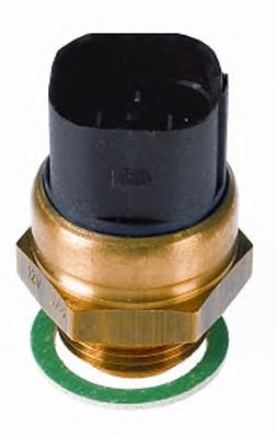 WAHLER 6037.95D Thermocontact pour ventilateur de radiateur avec joint d'étanchéite noir
