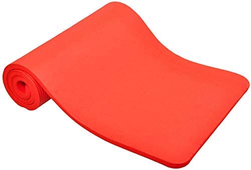 BalanceFrom GoCloud All-Purpose 1-Inch Extra Thick High Density Anti-Tear Exercise Yoga Mat with Carrying Strap