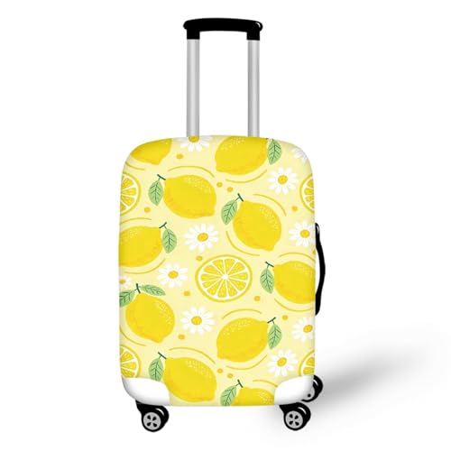 Housse valise XL jaune contre la saleté et les vols de bagages en voyage