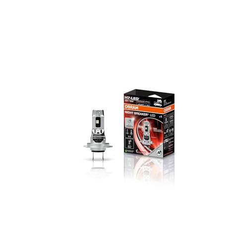 OSRAM NIGHT BREAKER LED SPEED H7 450 para motocicletas, lámparas LED homologadas, hasta un 450% más de luminosidad, 6000K, instalación rápida, LEDEC02 integrado, 1 lámpara