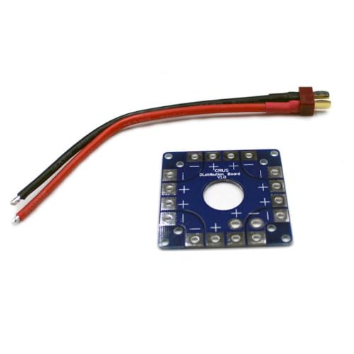 ESC �z�d��͂񂾕t�����ꂽ T XT60 �v���O�� 3 �� 5mm �o�i�i�e�ۃR�l�N�^�t�� Quadcopter Multicopter �h���[���݊��d���ڑ��{�[�h(T plug)