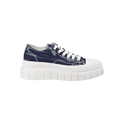 KRISP Chunky Flatform Denim Trainers for Women Cover