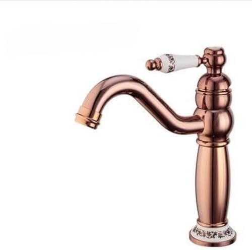 Mitigeur eau chaude froide robinet de lavabo cascade évier salle de bains