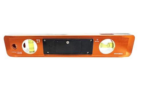 Swanson Tool Co SVT200 9 Inch Savage Digital Magnetic Aluminum Billet Torpedo Level,Orange thumbnail 4