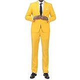 [FOMANSH] スーツ メンズ 上下セット 1つボタン スリム メンズズーツ 2点セット 大きいサイズ M-6XL ビジネス 演出 クリスマス