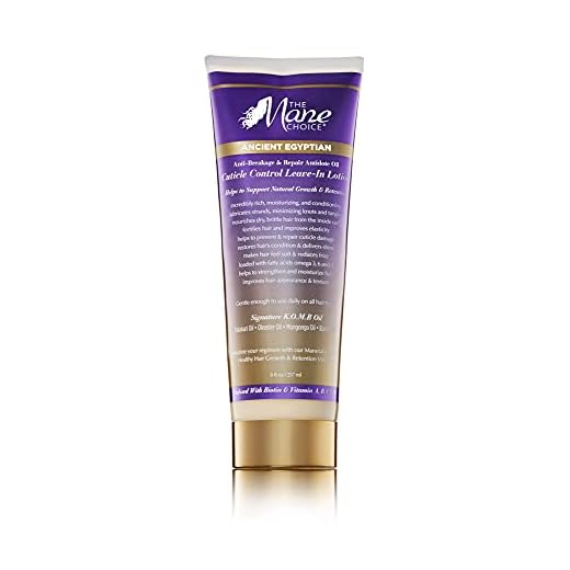 The Mane Choice Ancient Egyptian Anti-Breakage and Repair Antidote Leave-In Lotion - Conditions and Moisturizes Your Hair (8 Ounces / 236 Milliliters), Purple (SG_B075PVBYV8_US)