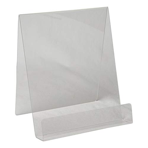 Clear-Ad - Acrylic Book Display Stand 8.5x11 - Tabletop Cookbook Recipe Holder - Table Top Easel - Paper & Picture Holder - Artwork Display - Flyer & Magazine Holder - LHS-8511 (Pack of 15) - Image 5