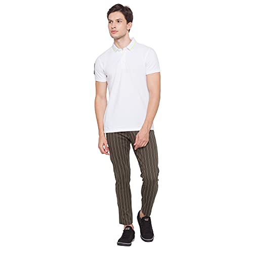 Image of Spykar Men's Slim Fit Trousers