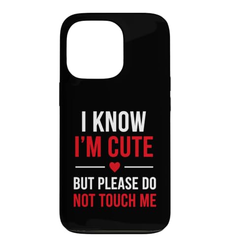 Warning Introvert I Know I�fm Cute But Please Do Not Touch Me �X�}�z�P�[�X iPhone 13 Pro �p