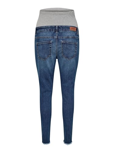 Jean ONLY MATERNITY avec bandeau de maintien extensible en denim souple S - 4