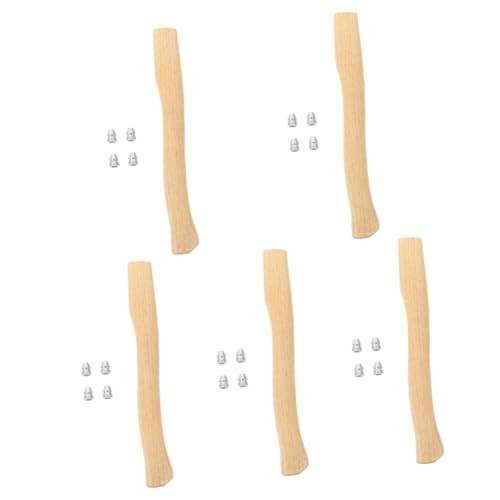 Manche bois de remplacement ergonomique haute finition pour hache lot 5