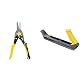 Stanley Aviation Snips Blechscheren, gerader Schnitt (2-14-563)