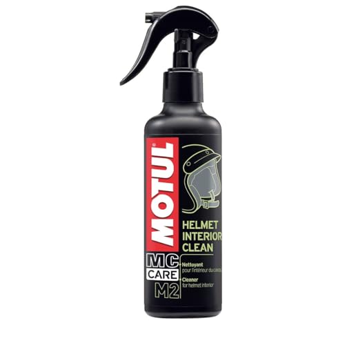 Motul - Spray Detergente per Interno del Casco da Moto - Pulizia Profonda – Azione Anti-Odori Immediata - Rispettoso della Pelle - MC Care Helmet Interior Clean M2-250 ml