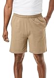 Kingsize Men's Big & Tall Lightweight Basic Shorts