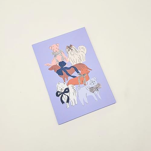 Bloc-notes à couverture rigide Lady Jayne idée cadeau papeterie chien - 5