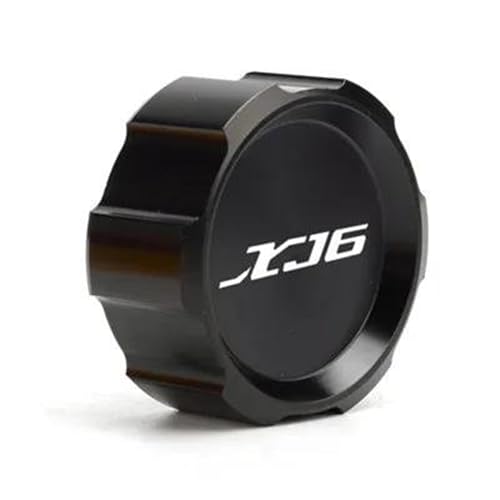 Tapa depósito frenos trasero XJ6 para motocicleta Diversion 2009-2014, acabado negro elegante