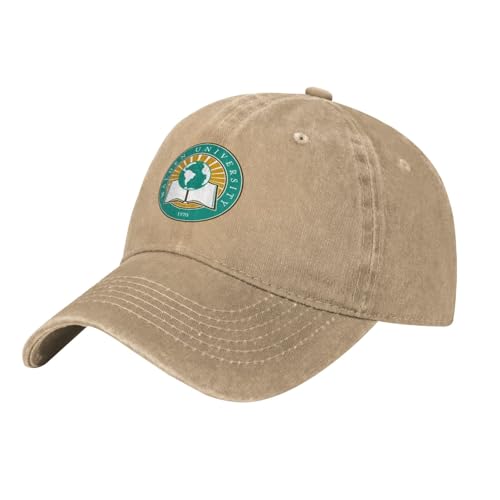 Ysnscfbns Walden University Hat Adjustable Baseball Cap Cotton Cowboy Hat, Fashionable for Man Woman Natural