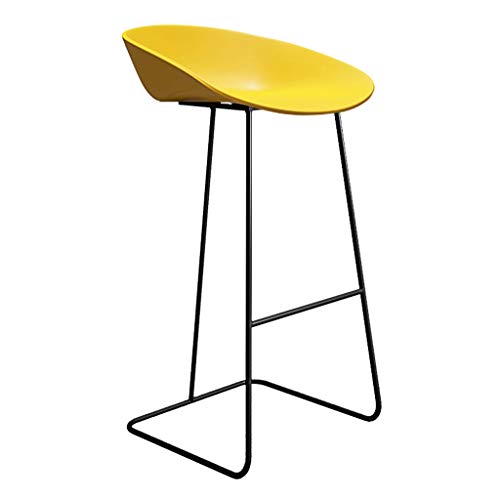 Tabouret chaise de bar industriel jaune pour optimiser votre espace - 2